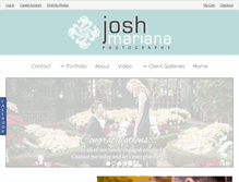 Tablet Screenshot of joshmarianaphoto.com